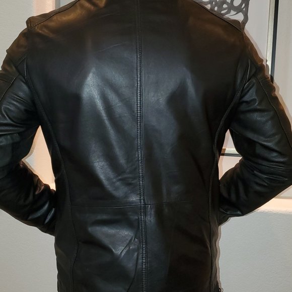Hugo Boss Nekuno Leather Jacket - Picture 3 of 16